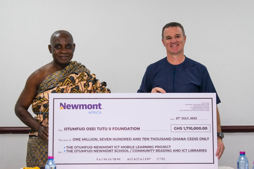 Newmont Africa Signs MoU with Otumfuo Osei Tutu I Foundationto Support Key Educational Projects.